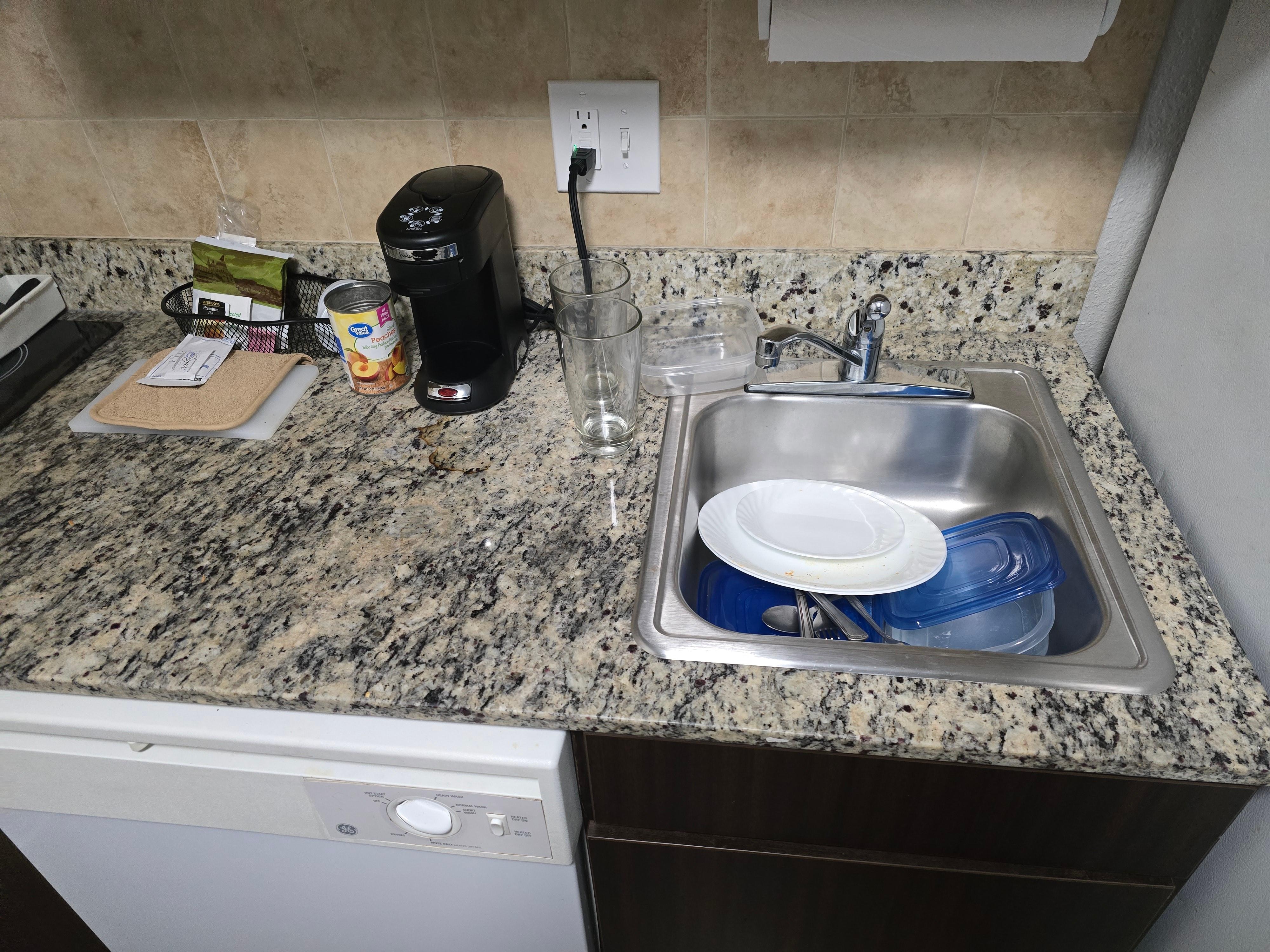 How the kitchen was left upon my arrival.