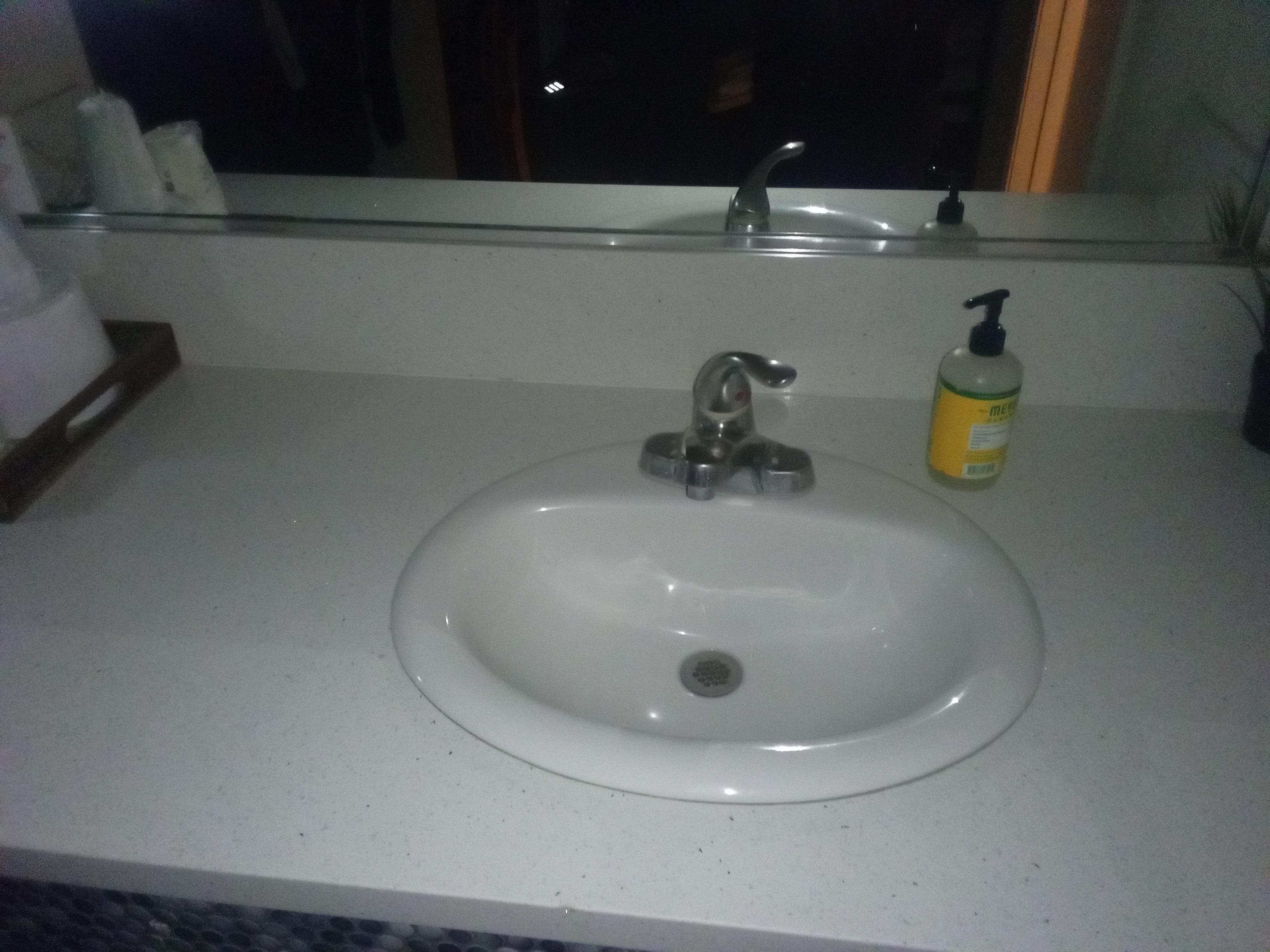 Clean common sink area