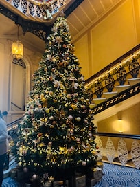 Christmas Decorations in the hallway