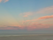 Beautiful pastel sky from the balcony!