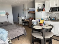 View of room from balcony