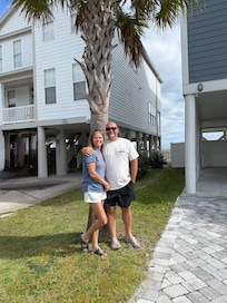 Went for a walk and this was our home out front for the week.