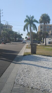 View to the beach ...