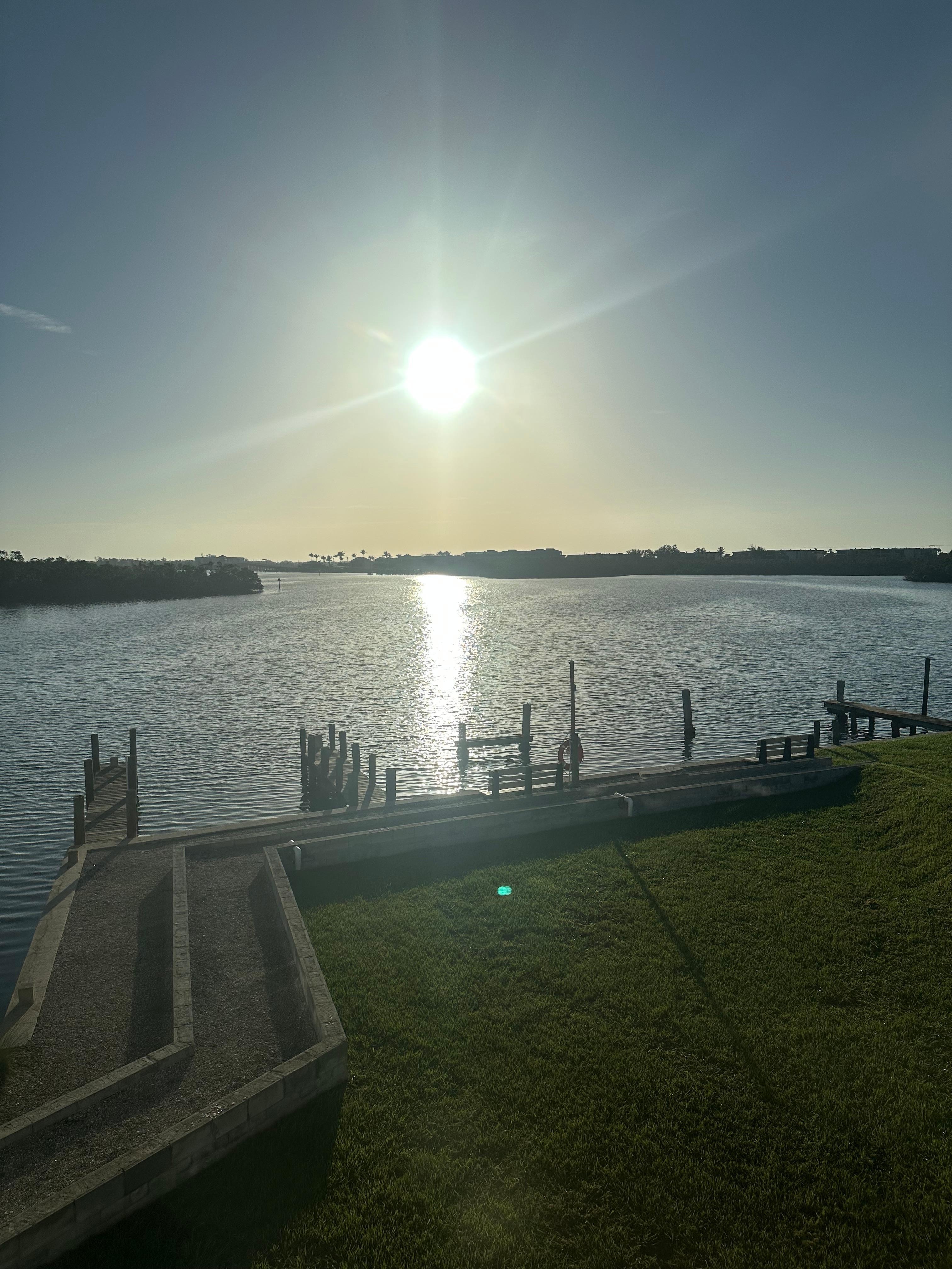 Sunrise from the dining room!
