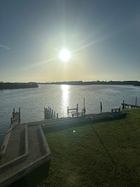 Sunrise from the dining room!