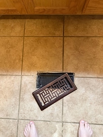 Master bathroom air vent