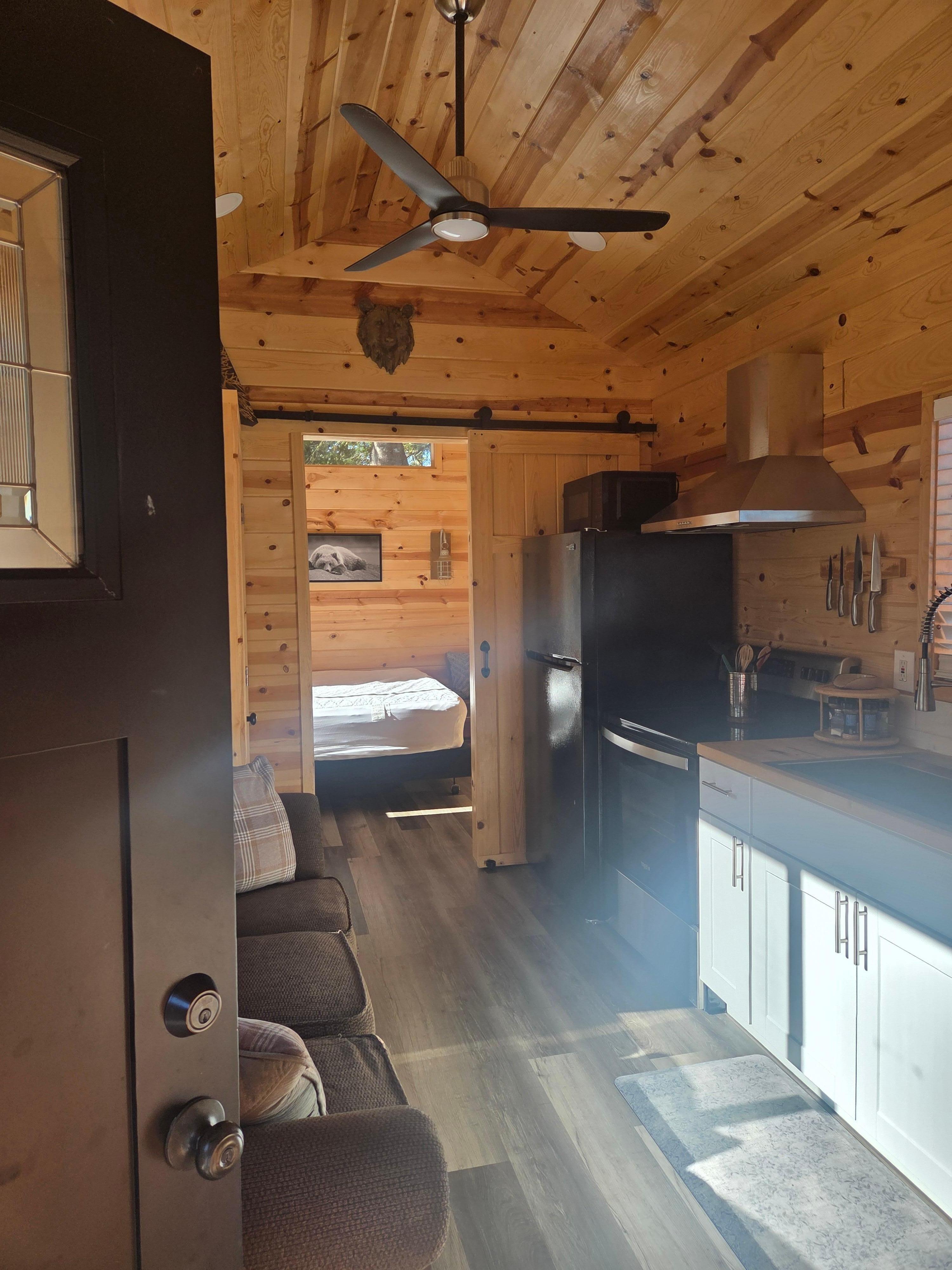 Inside. Clean and comfortable 