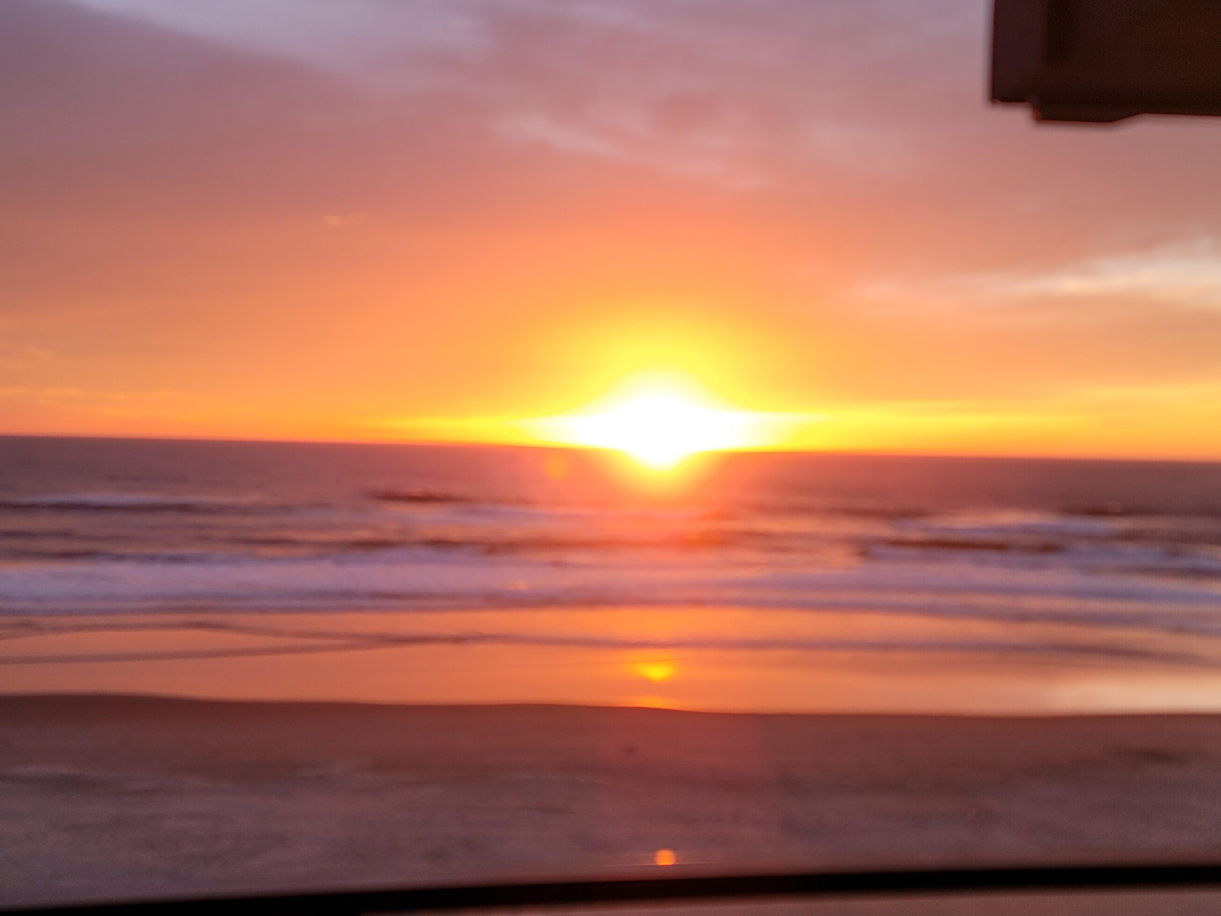 Sunset from my window. 