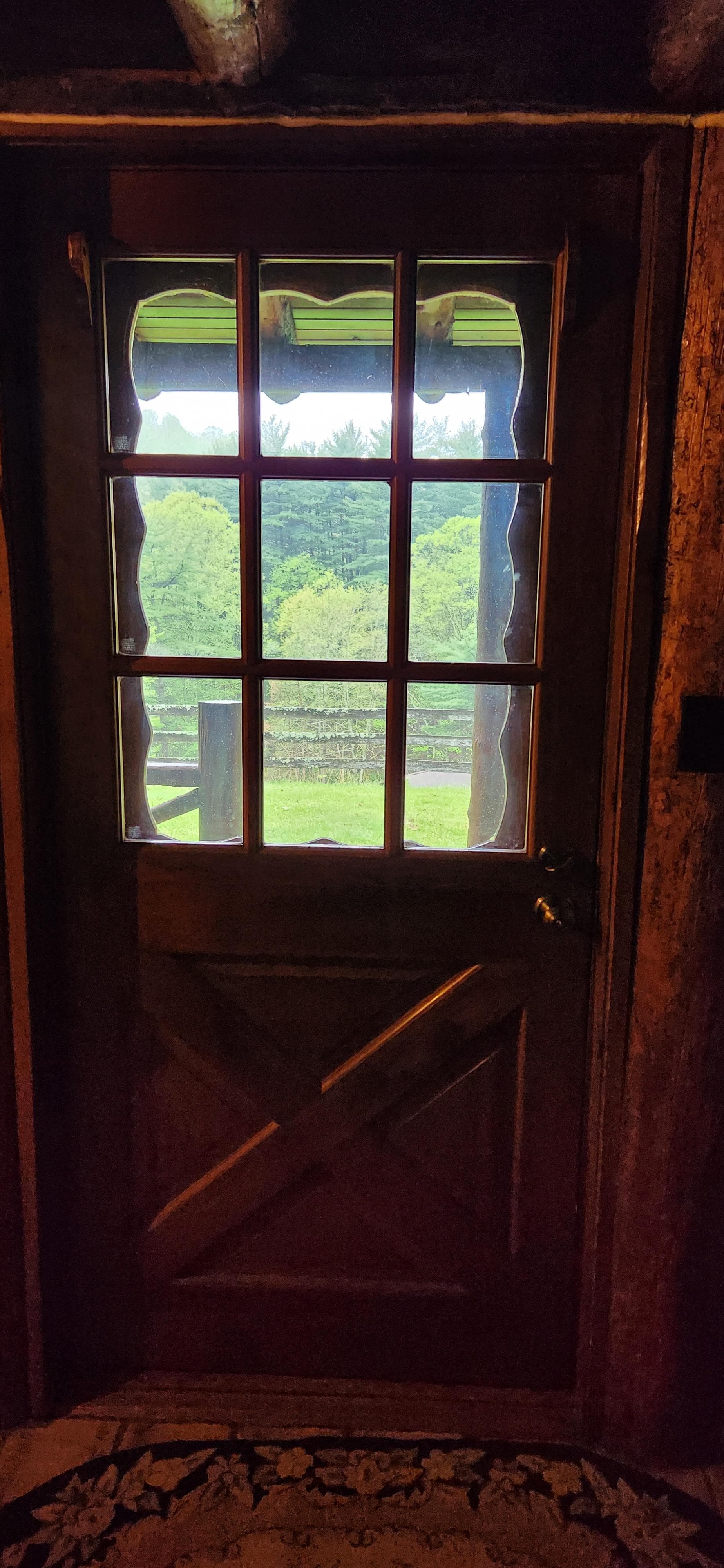 View from the front door. 