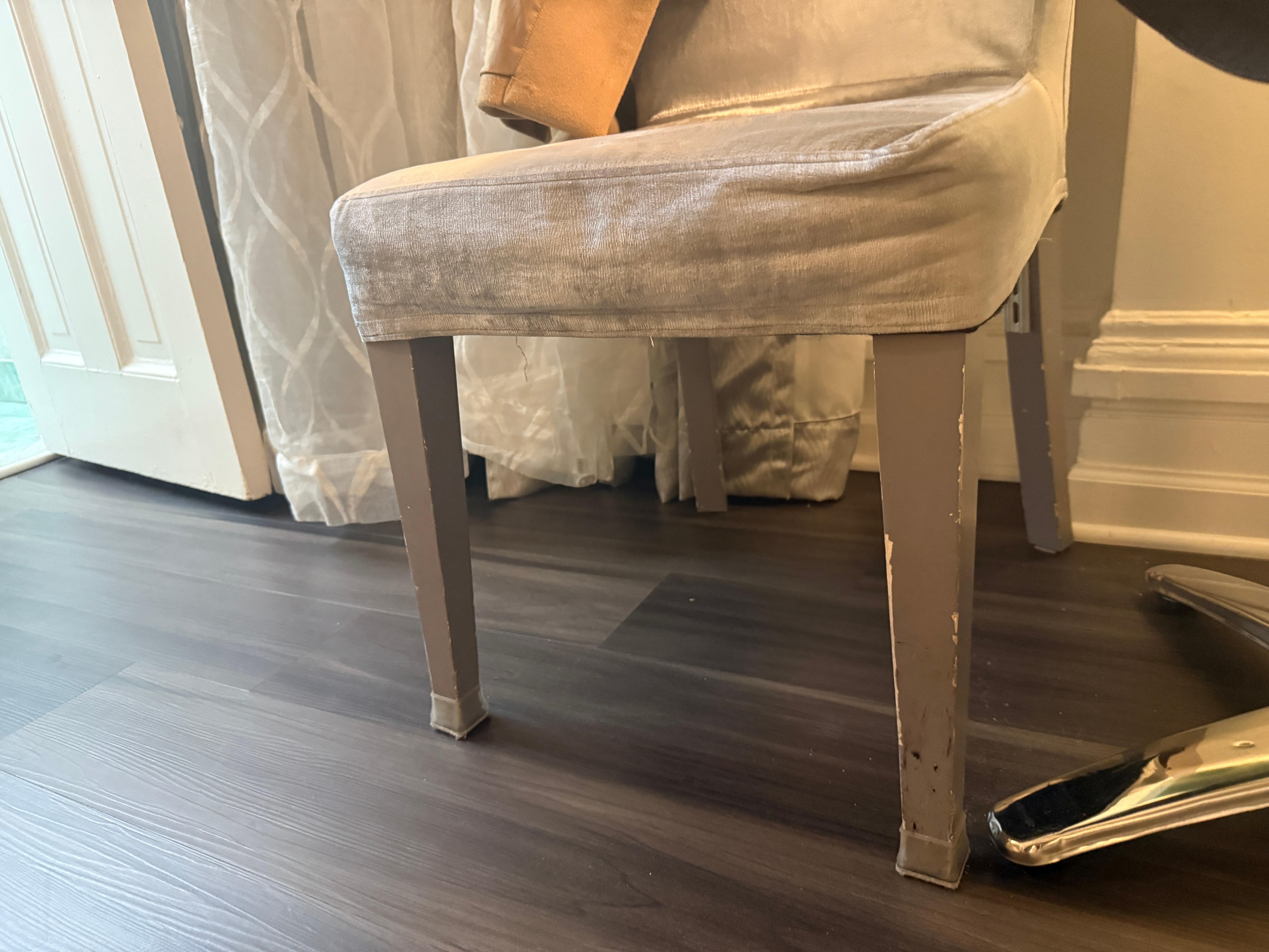 Worn out furniture in room