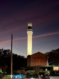 Provincetown Tower at night