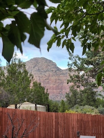 View from backyard