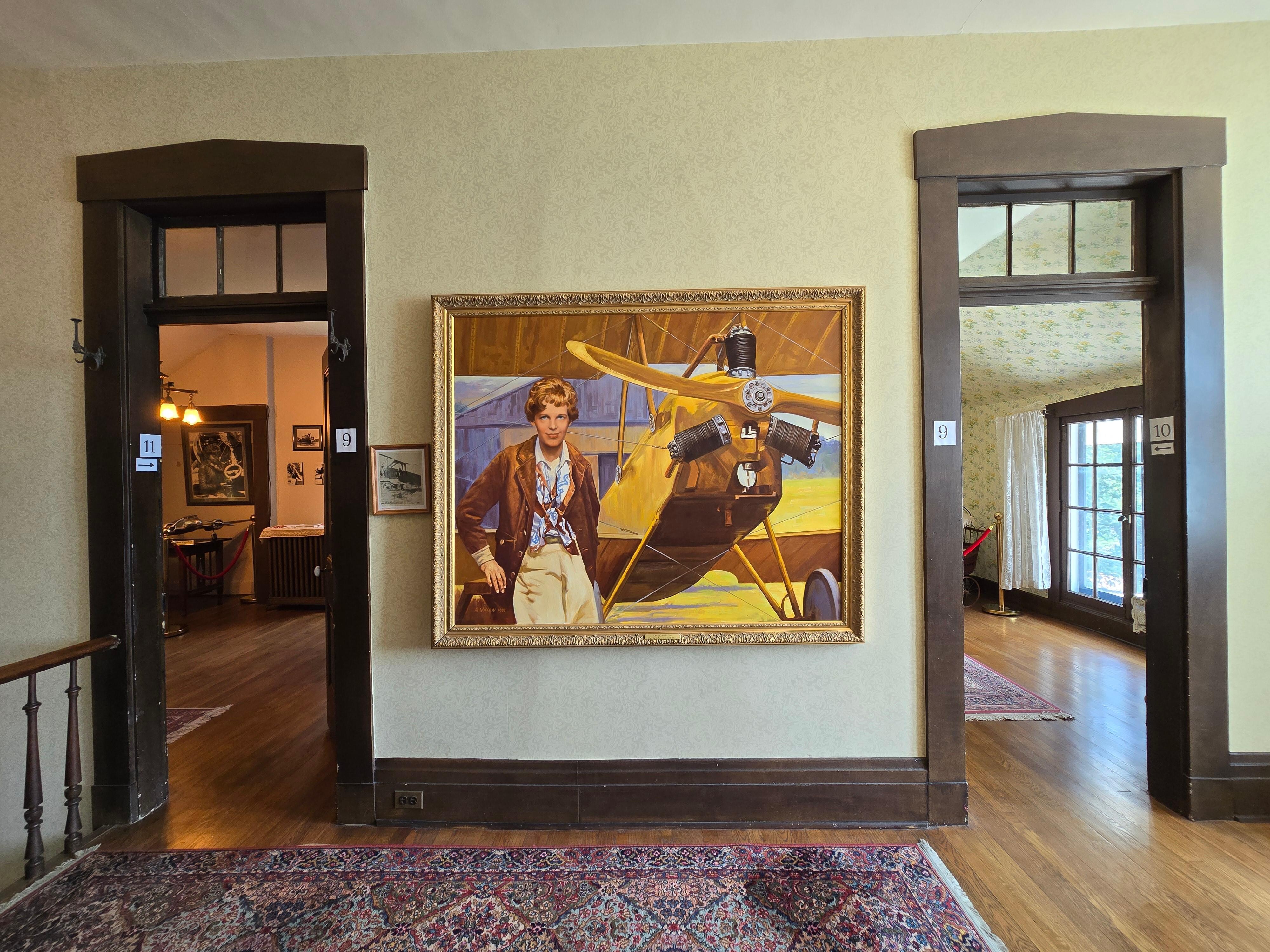 Beautiful paintings, historic photos, and antiques filled the museum.