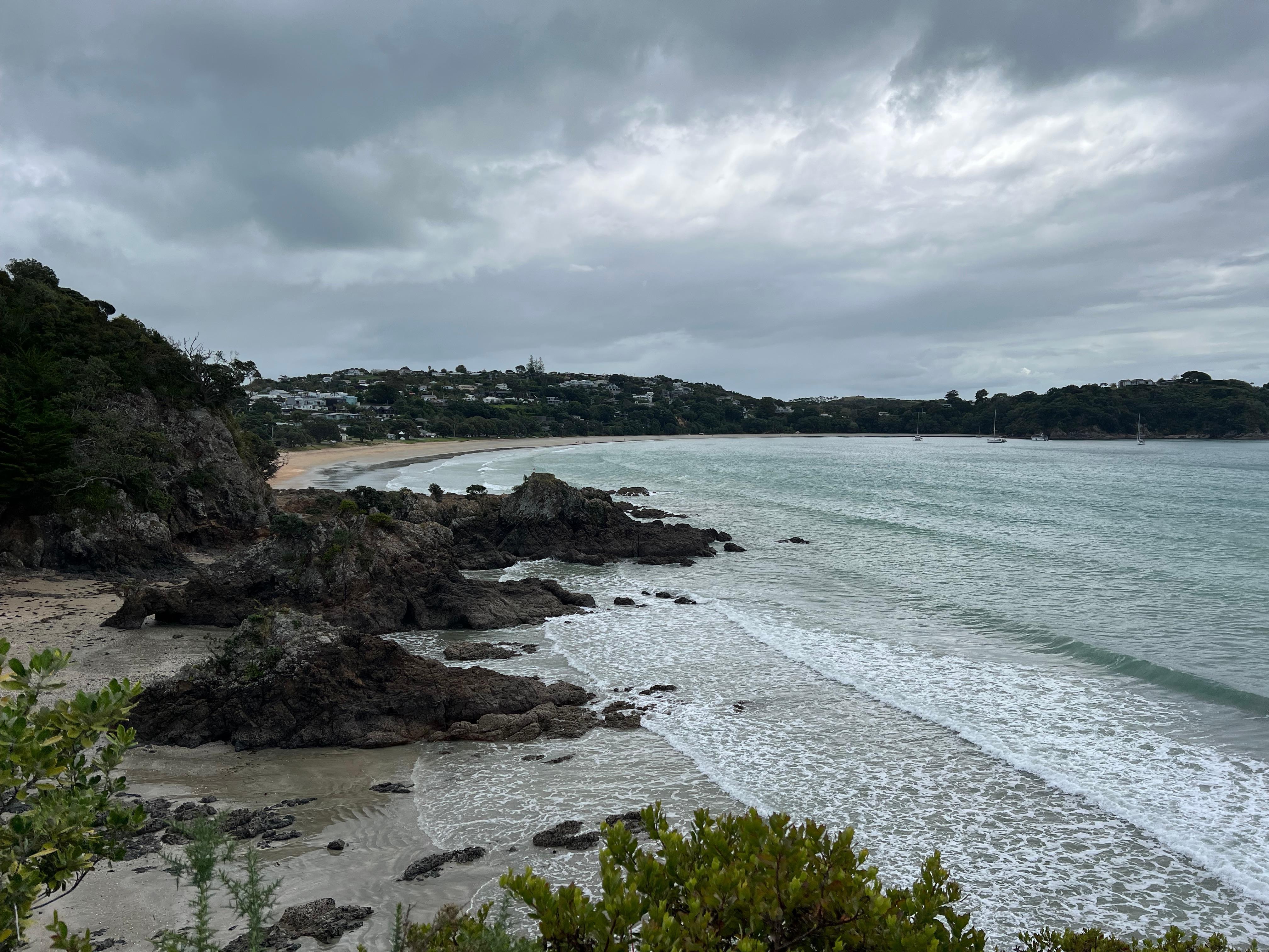 Lookout to Oneroa Beach from Little Oneroa Beach