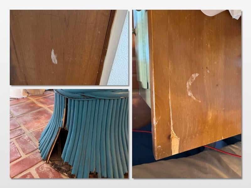 Broken and Damaged Furniture