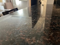 Counter table, I forgot to take photos of the slippers.