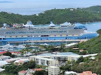 View from restaurant and hotel
