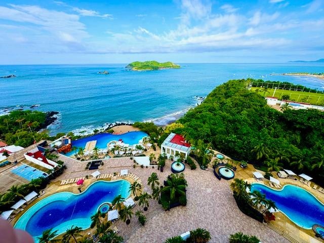 From our room on the 20th floor looking towards Ixtapa Island