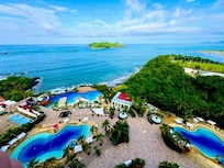 From our room on the 20th floor looking towards Ixtapa Island
