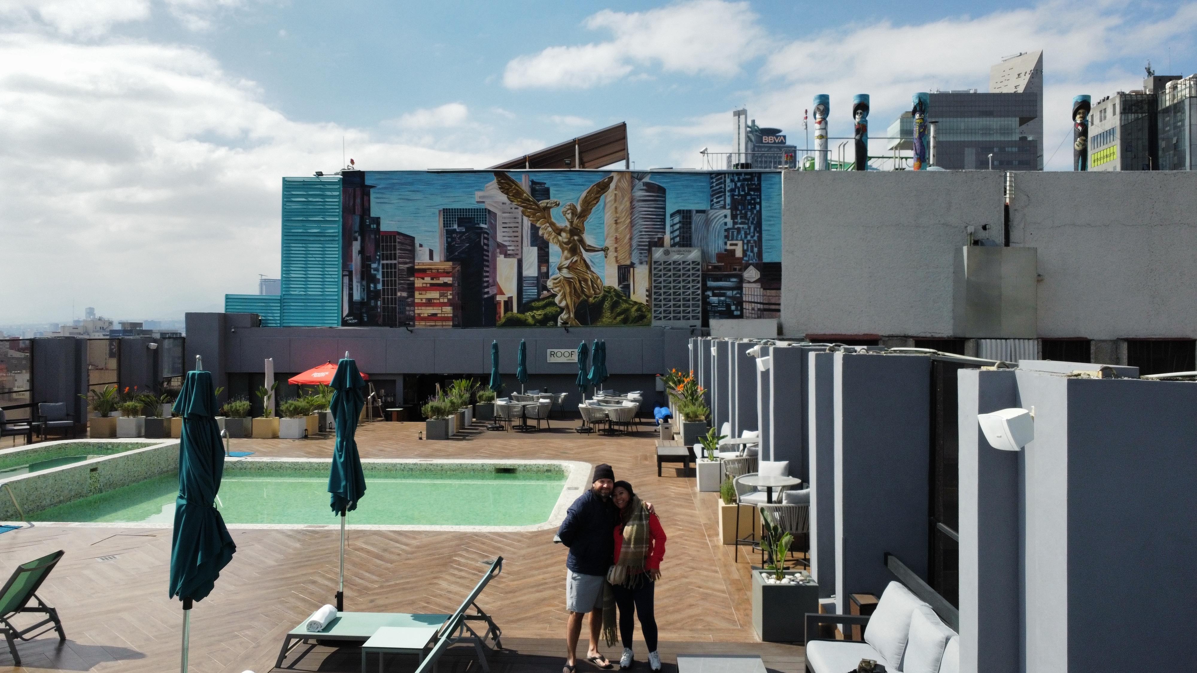 Rooftop was beautiful 