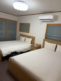 1人でダブルベットにゆったり眠らせてもらいました。