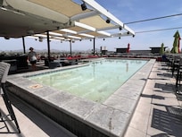 Cambria rooftop dip pool