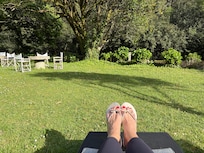 The view from a lawn chair