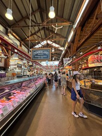 Granville Public Market, just a water taxi ride away to the most amazing offerings of foods and crafts!