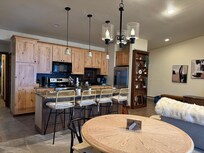 Large kitchen & snack bar counter