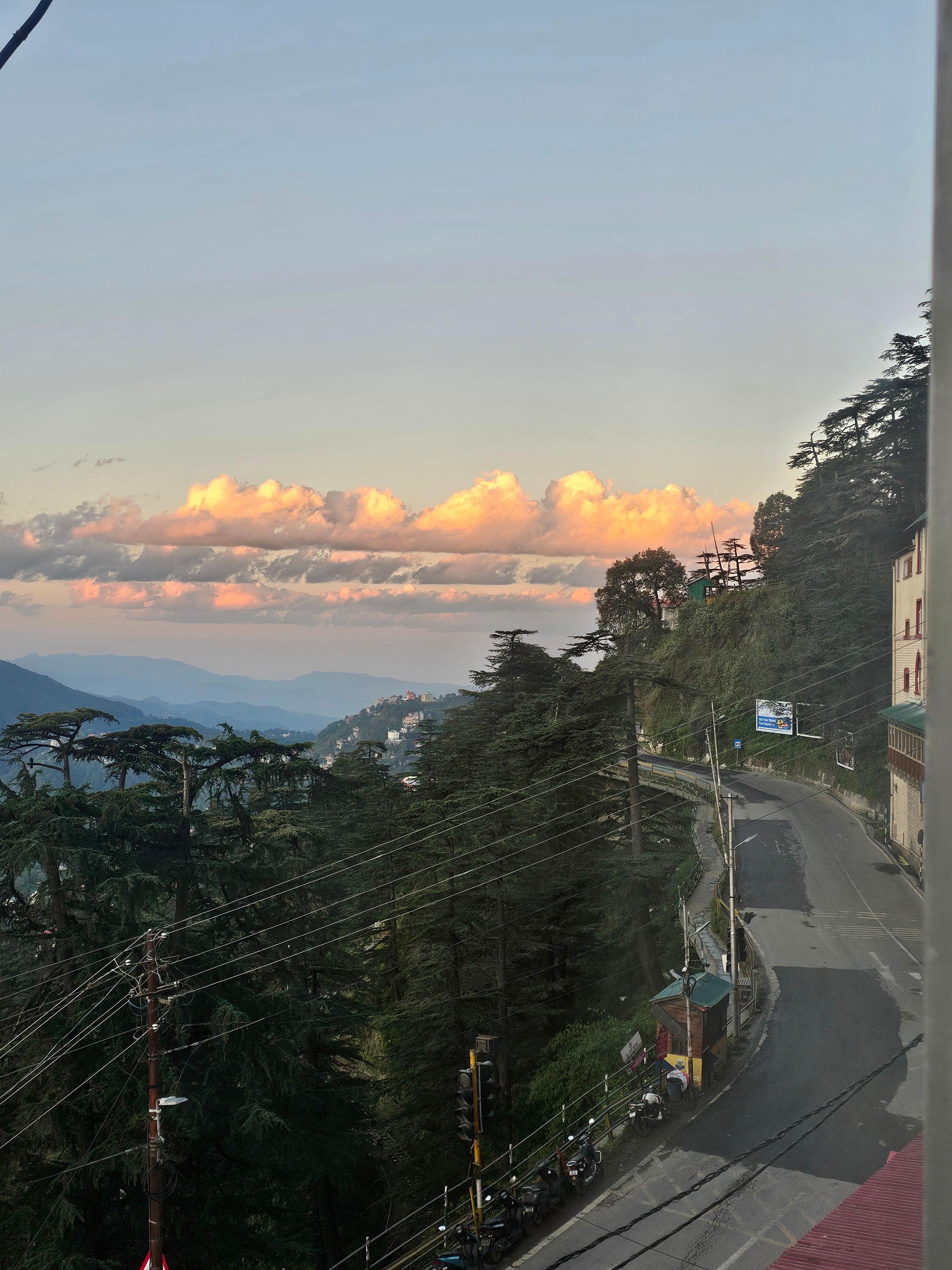 Morning view of the sunrise