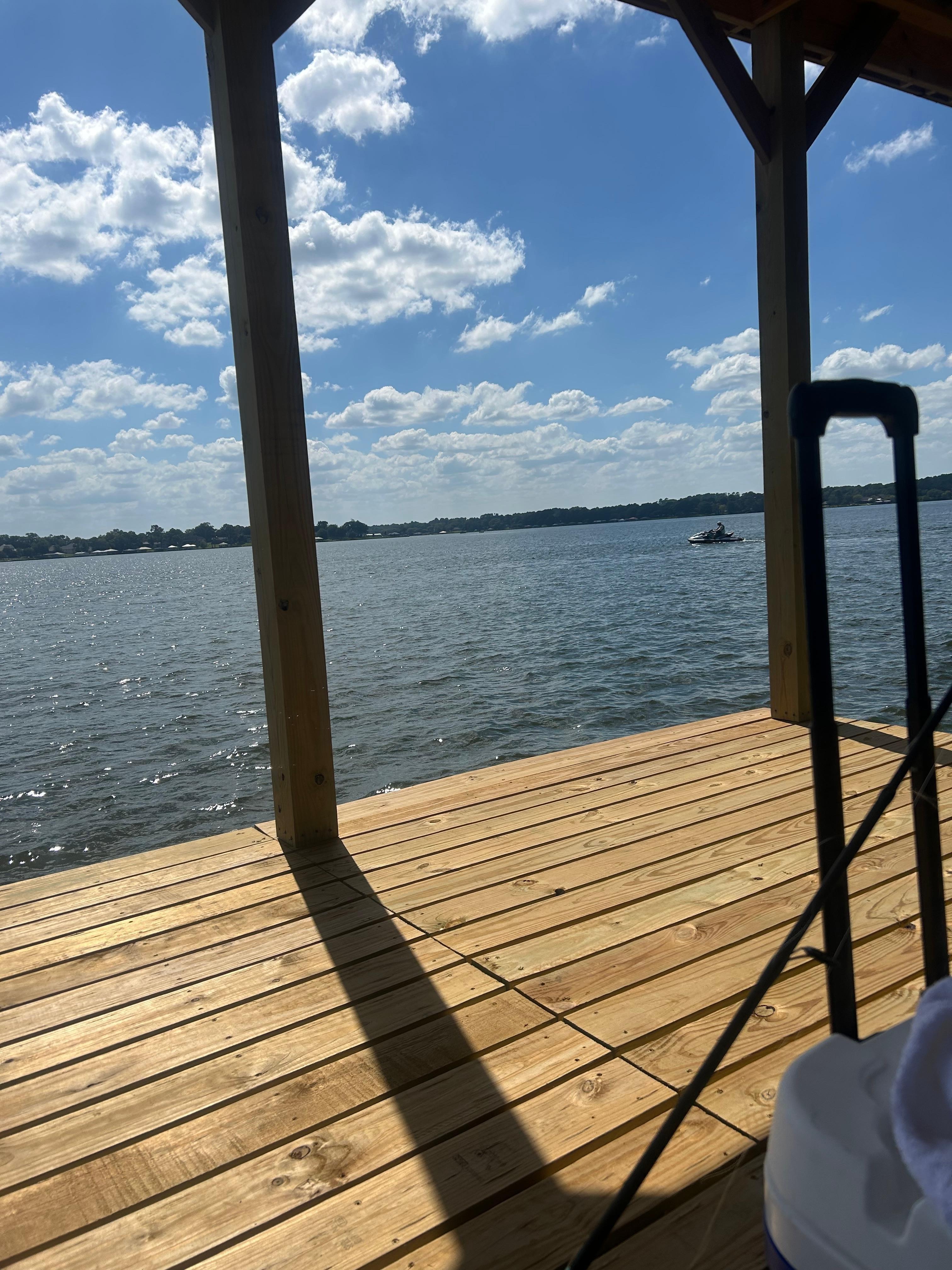 Lake deck