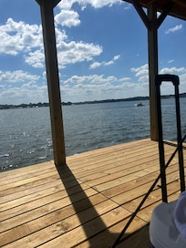 Lake deck