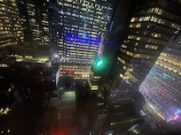 View from our room on the 34th floor