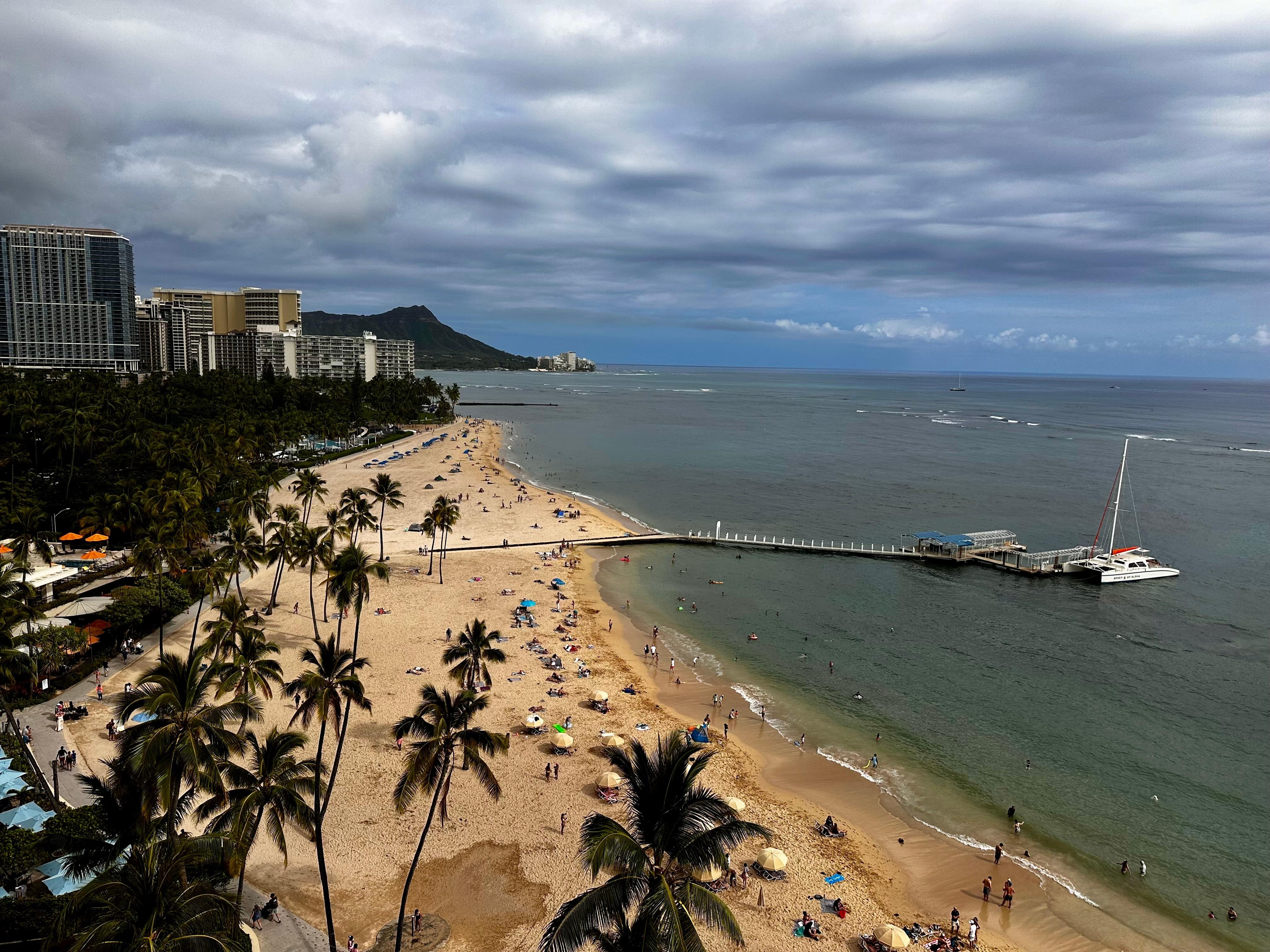 Amazing view of the beach and Diamond Head