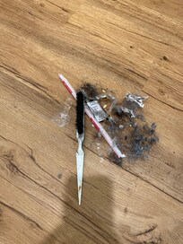 What we swept from just the upstairs