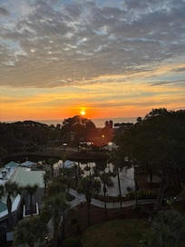 Sunrise from hotel room