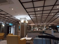 Bar area before going into restaurant