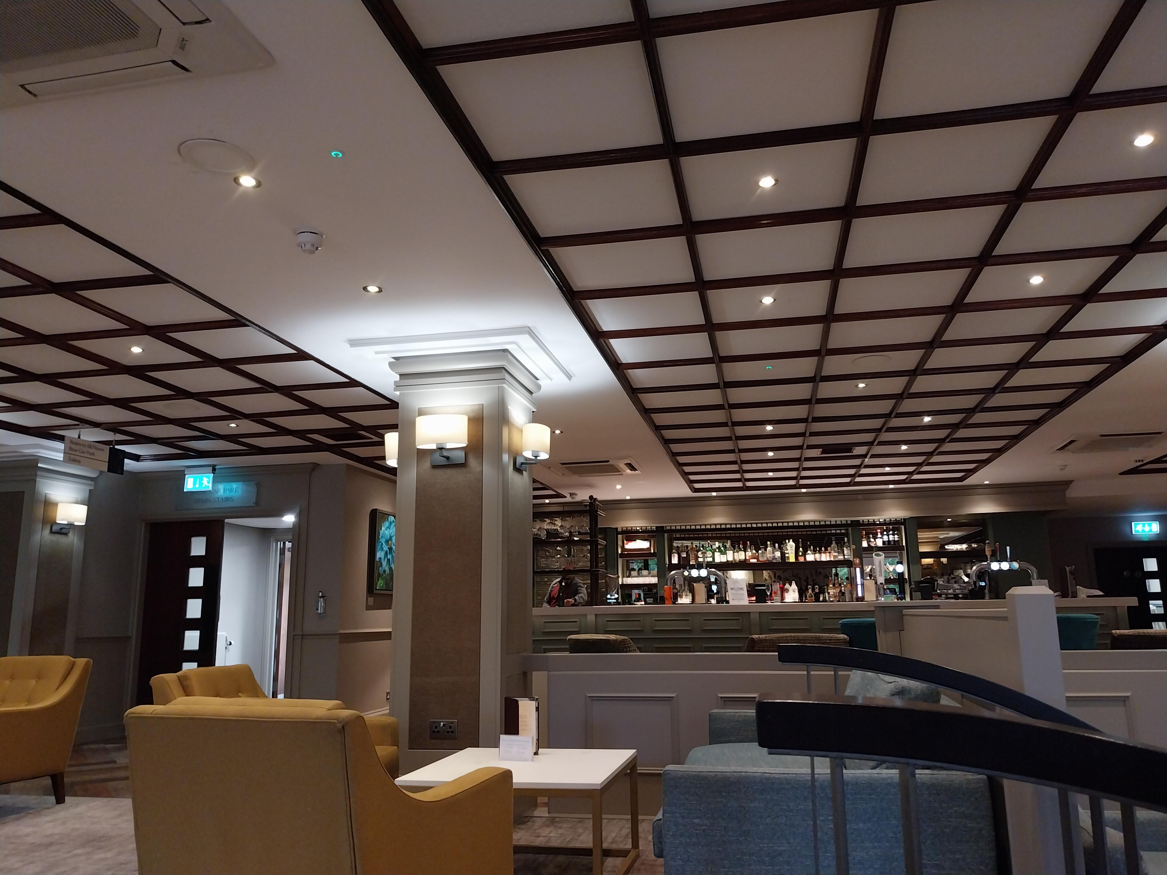 Bar area before going into restaurant