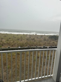 view from the balcony