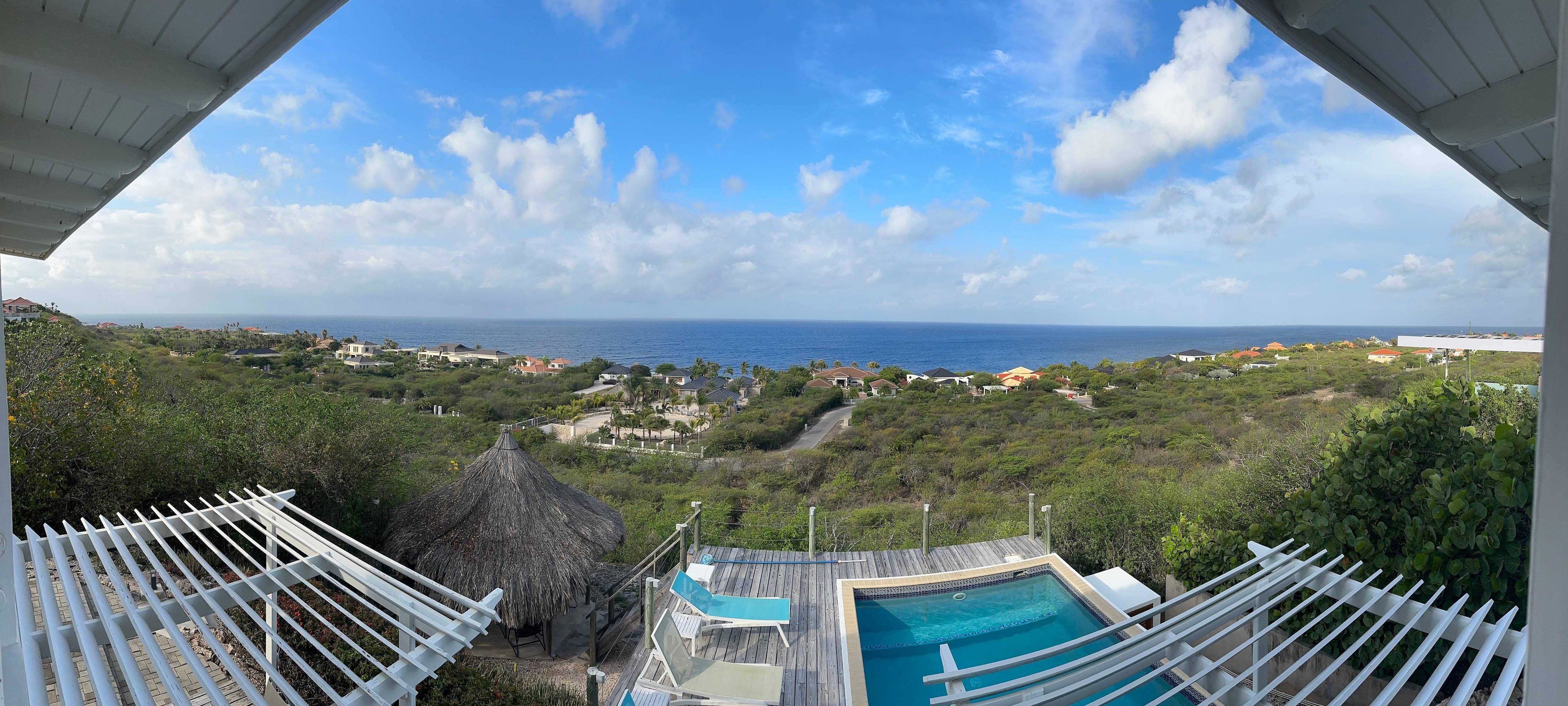Panorama from the balcony