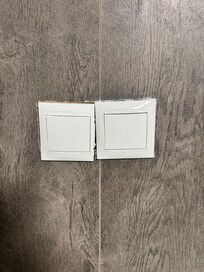 Uneven outlet all around.