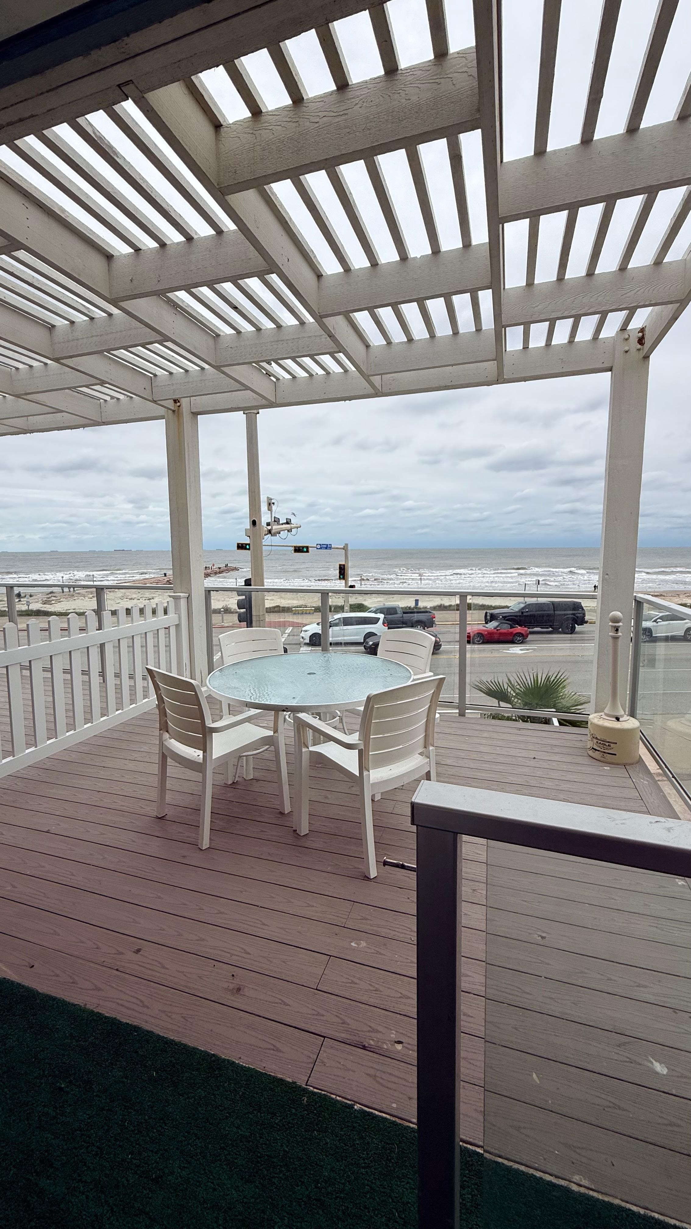 Our balcony and the views of the ocean