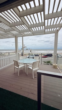 Our balcony and the views of the ocean