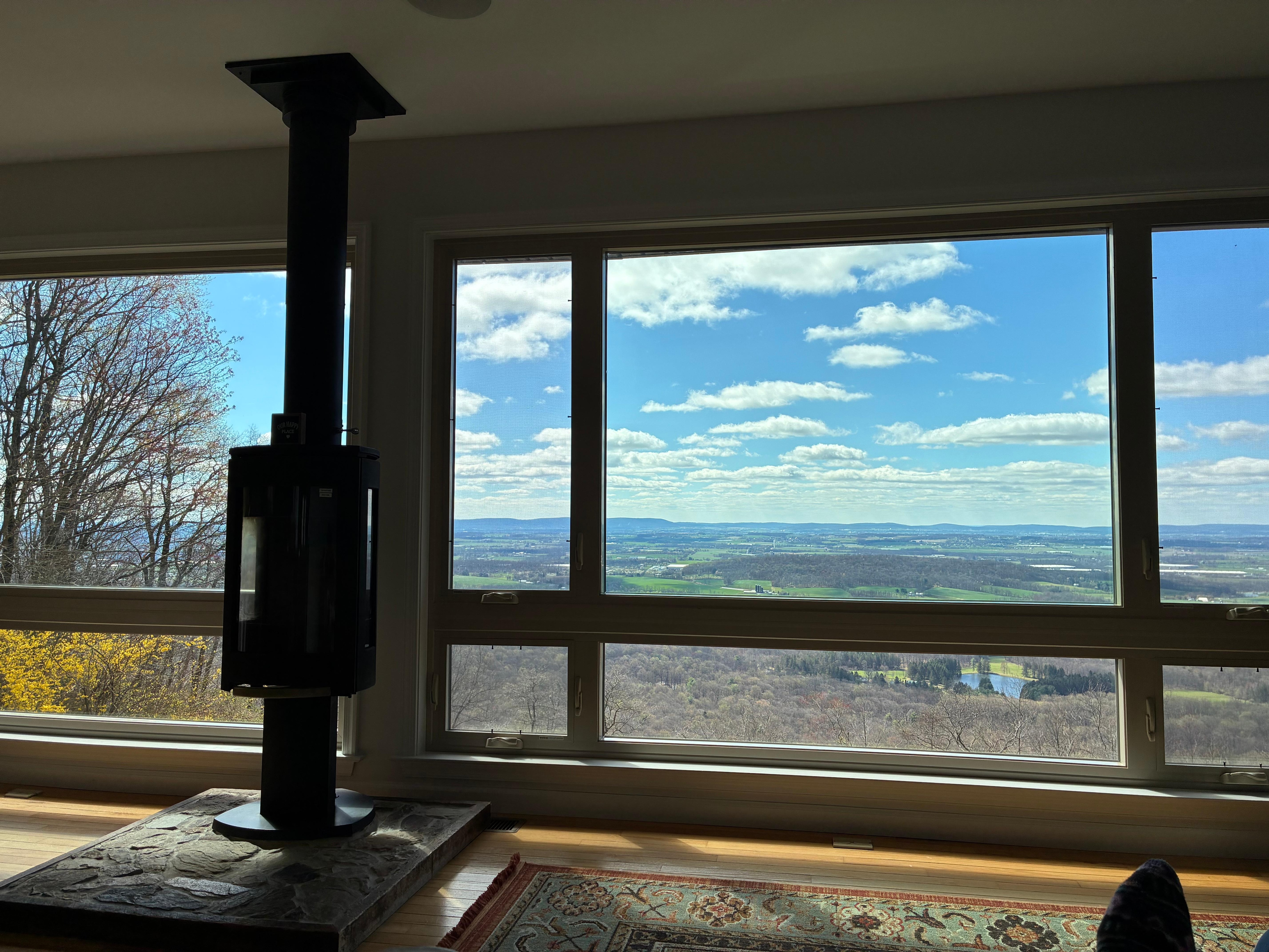 Approximate 20+ mile view from inside the house!