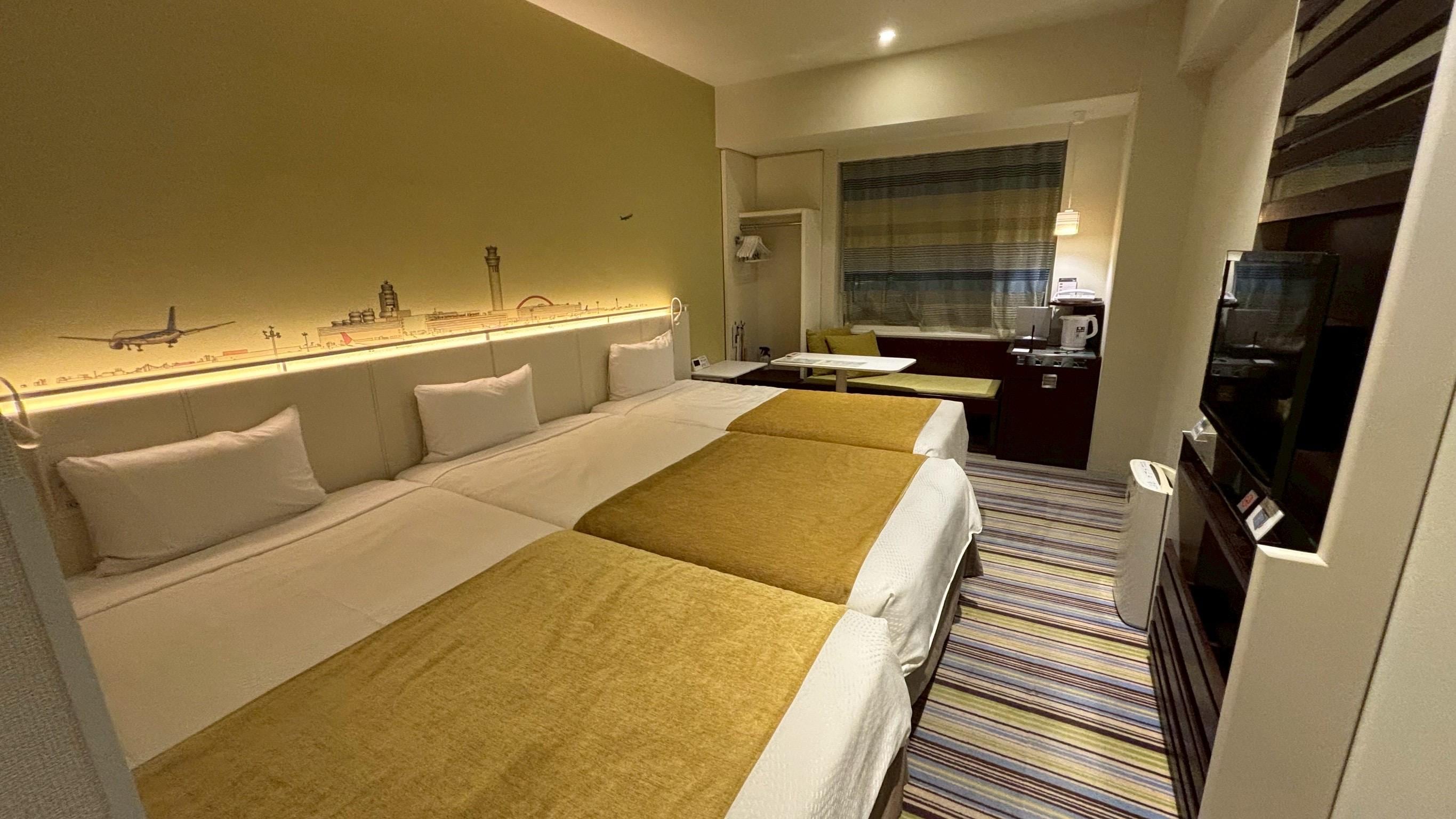 寝るだけにはもったいないお部屋です