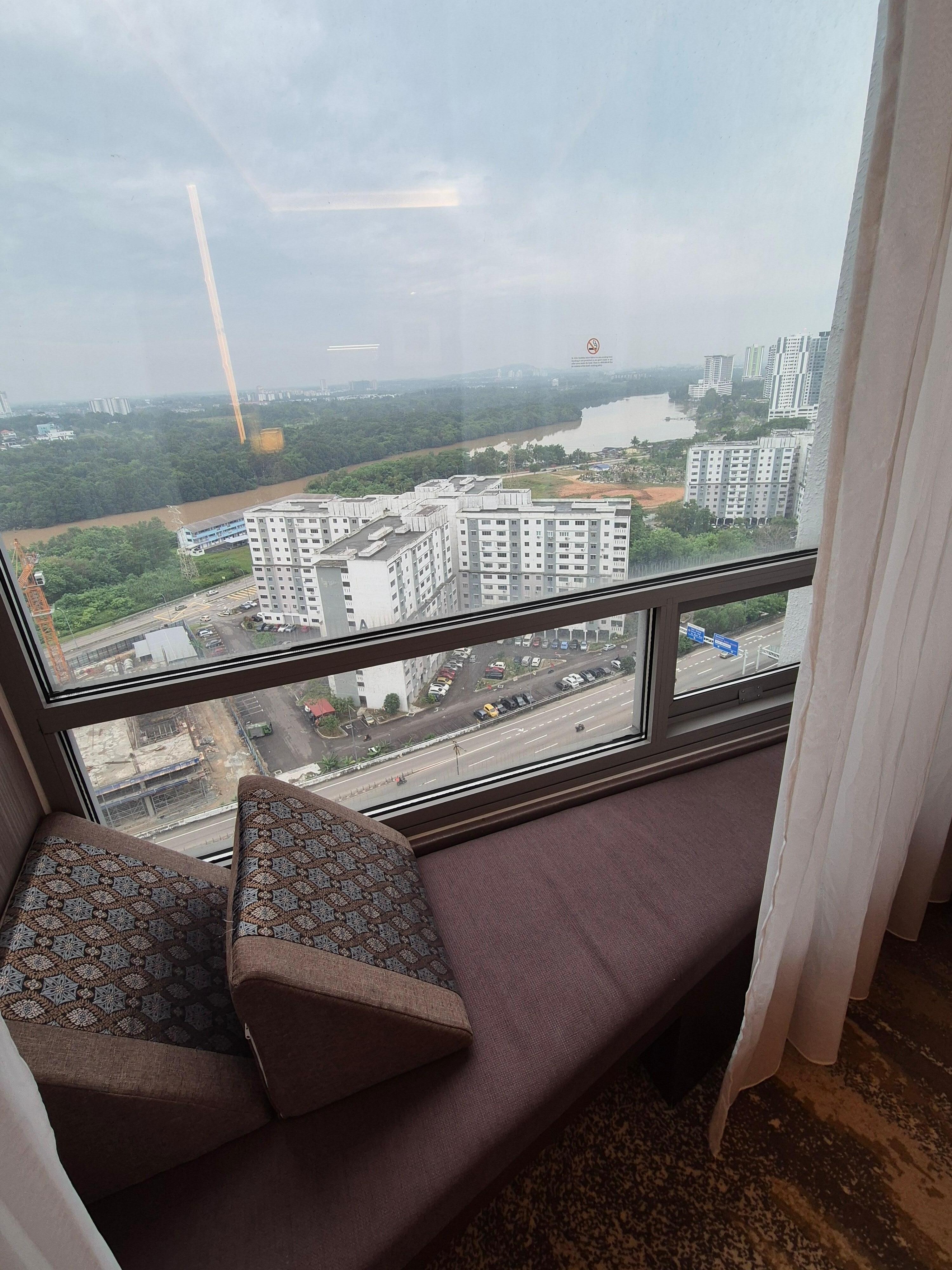 View from bay window