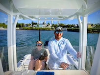 Leaving the marina at Anglers reef