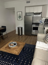 Didn’t use the kitchen much however I was happy to use the Britta picture that was in the refrigerator.