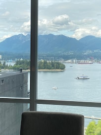 View from our room on the 19th floor.