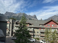 Standing on the balcony